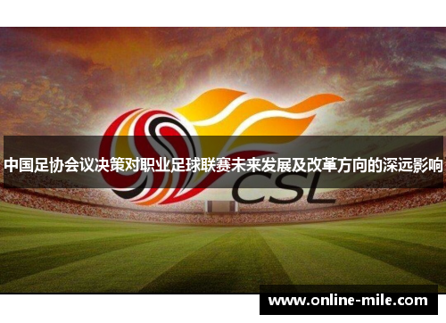 中国足协会议决策对职业足球联赛未来发展及改革方向的深远影响