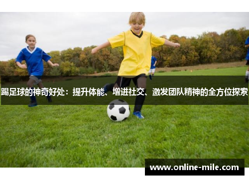 踢足球的神奇好处：提升体能、增进社交、激发团队精神的全方位探索